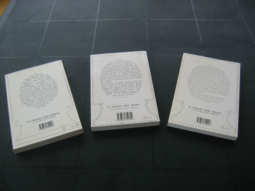 lot 3 livres: Pierre Dac, Sacha Guitry, Ph.Bouvard Livres et BD