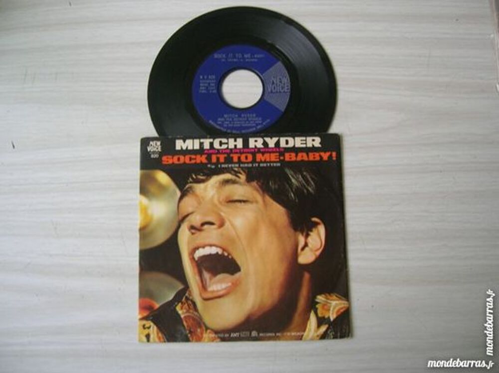 45 TOURS MITCH RYDER Sock it to me, baby - USA CD et vinyles