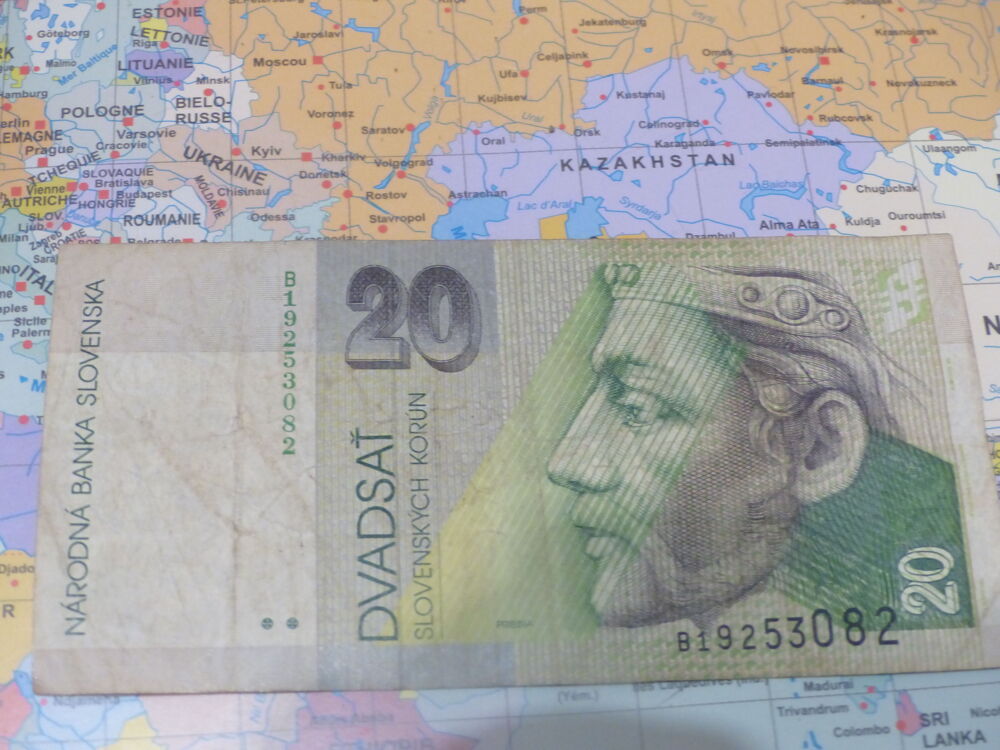 Billet de 20 Dvadsat - Slovenska 1993 