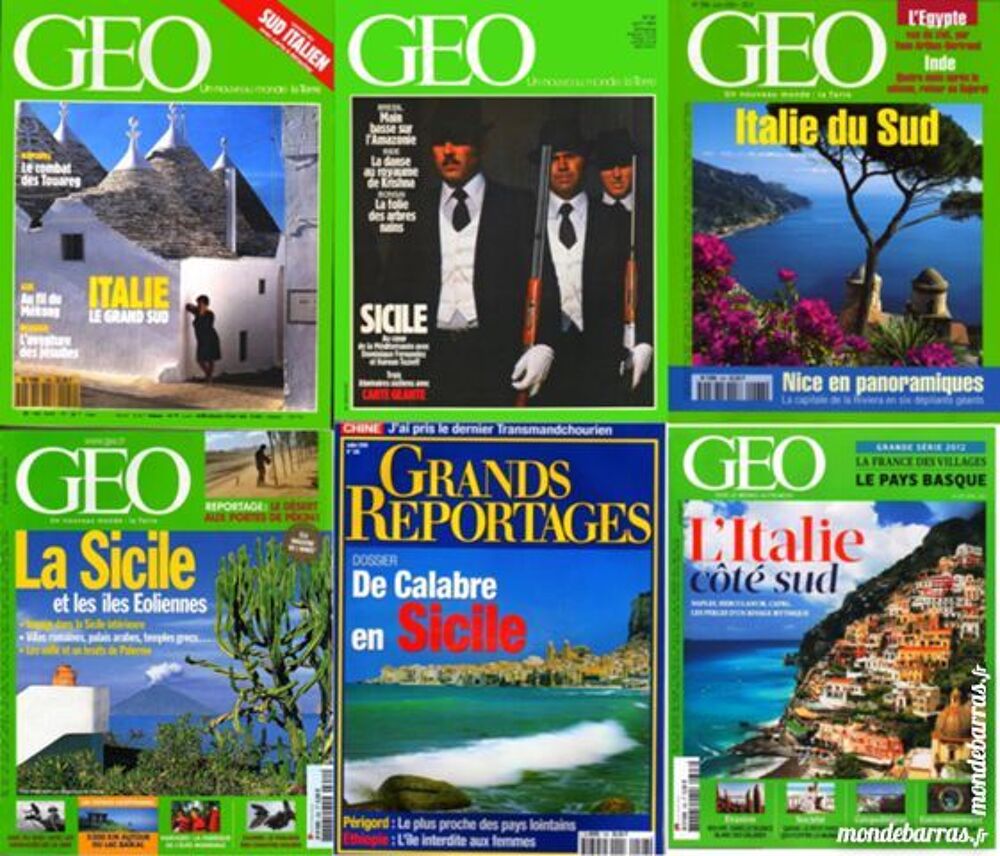 Voici 6 revues sur LA SICILE / les-livres-de-jac Livres et BD