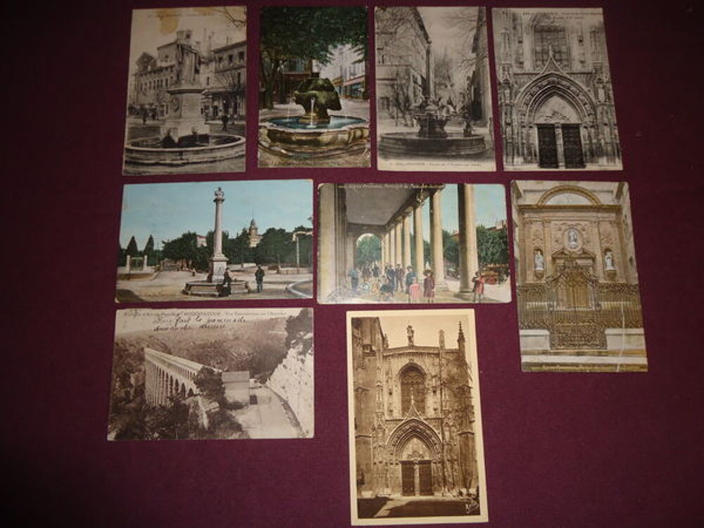 lot de 33 cartes postales AIX EN PROVENCE 1925 
