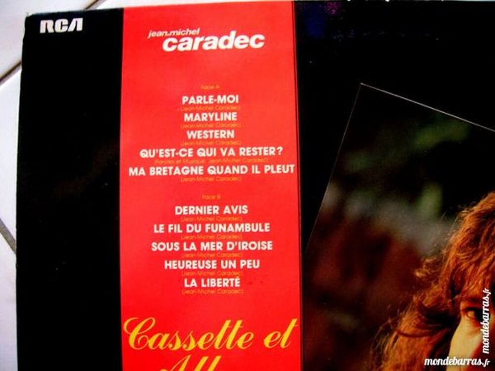 33 TOURS JEAN-MICHEL CARADEC Album Or CD et vinyles