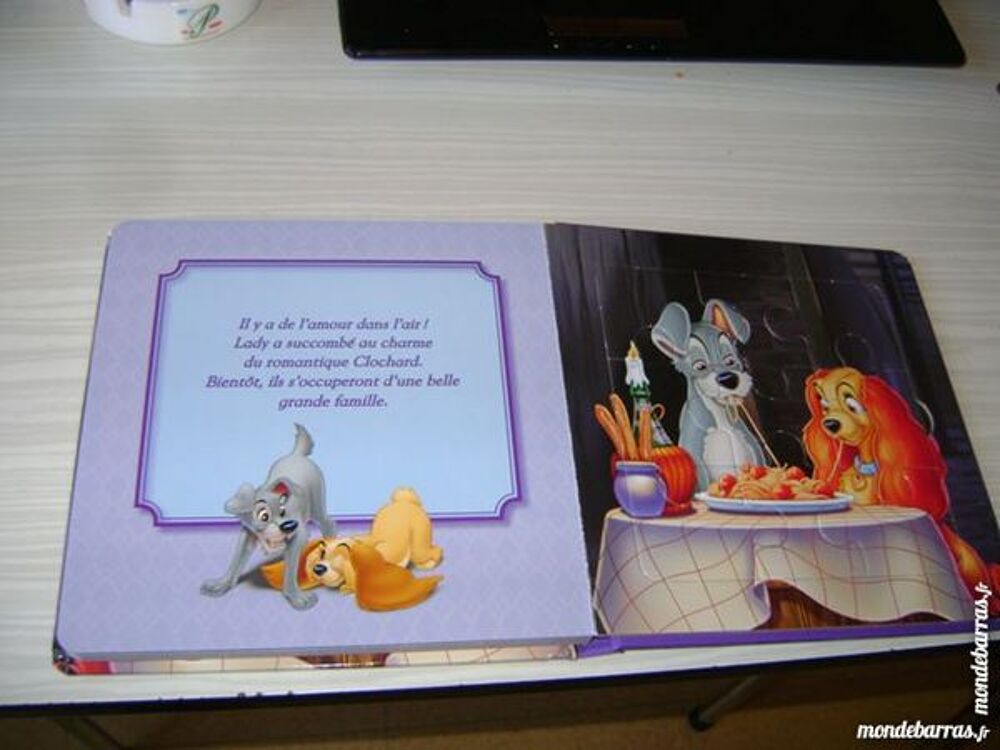 livre puzzle belle et clochard Livres et BD
