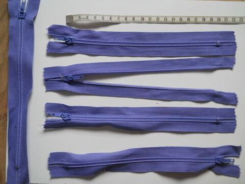 Fermetures 20 cm  VIOLET  4 Semoy (45)