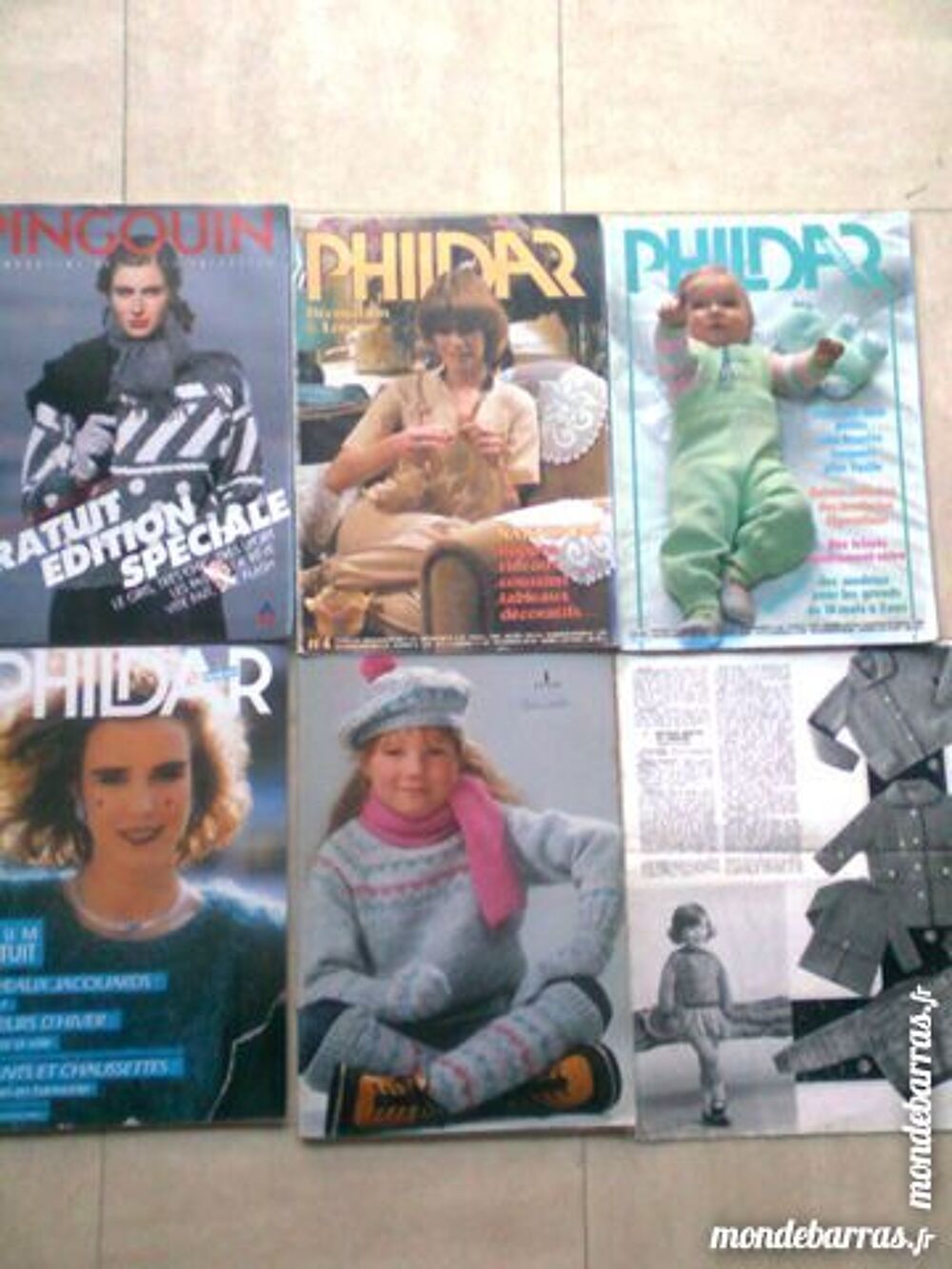 magazines de tricots vintages - zoe Livres et BD