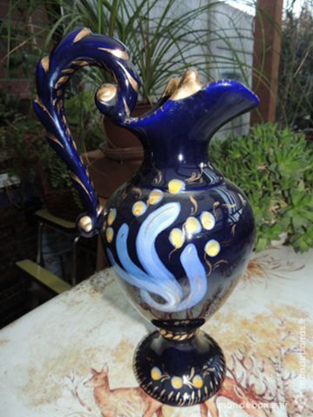 vase bleu Dcoration