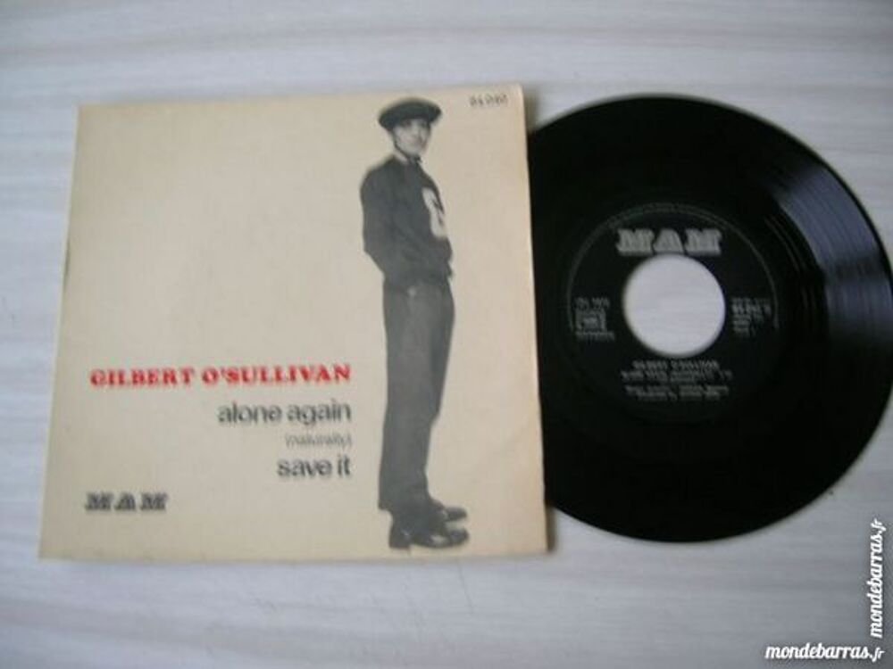 45 TOURS GILBERT O'SULLIVAN Alone again CD et vinyles
