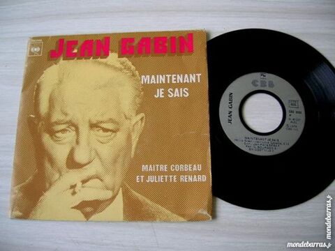 45 TOURS JEAN GABIN Maintenant je sais 7 Nantes (44)