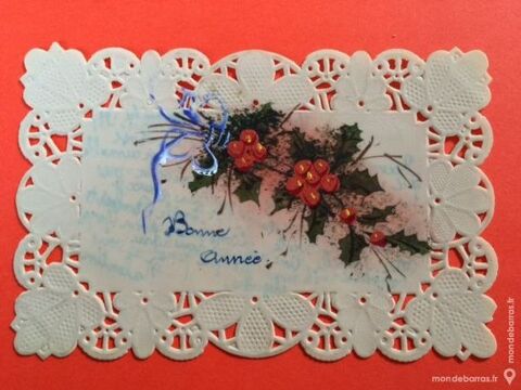 CPA d�coup�e dentelle - Bonne ann�e 6 Nice (06)