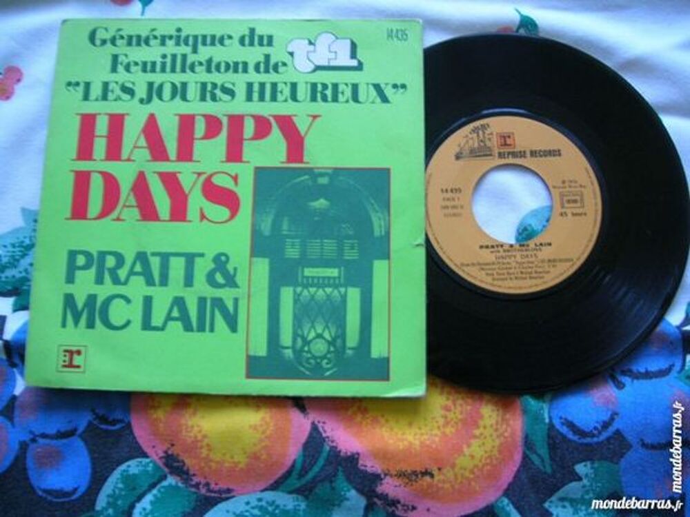 45 TOURS HAPPY DAYS - Pratt &amp; Mc Lain CD et vinyles