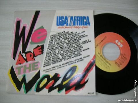 45 TOURS MICHAEL JACKSON/QUINCY JONES  We are the 8 Nantes (44)