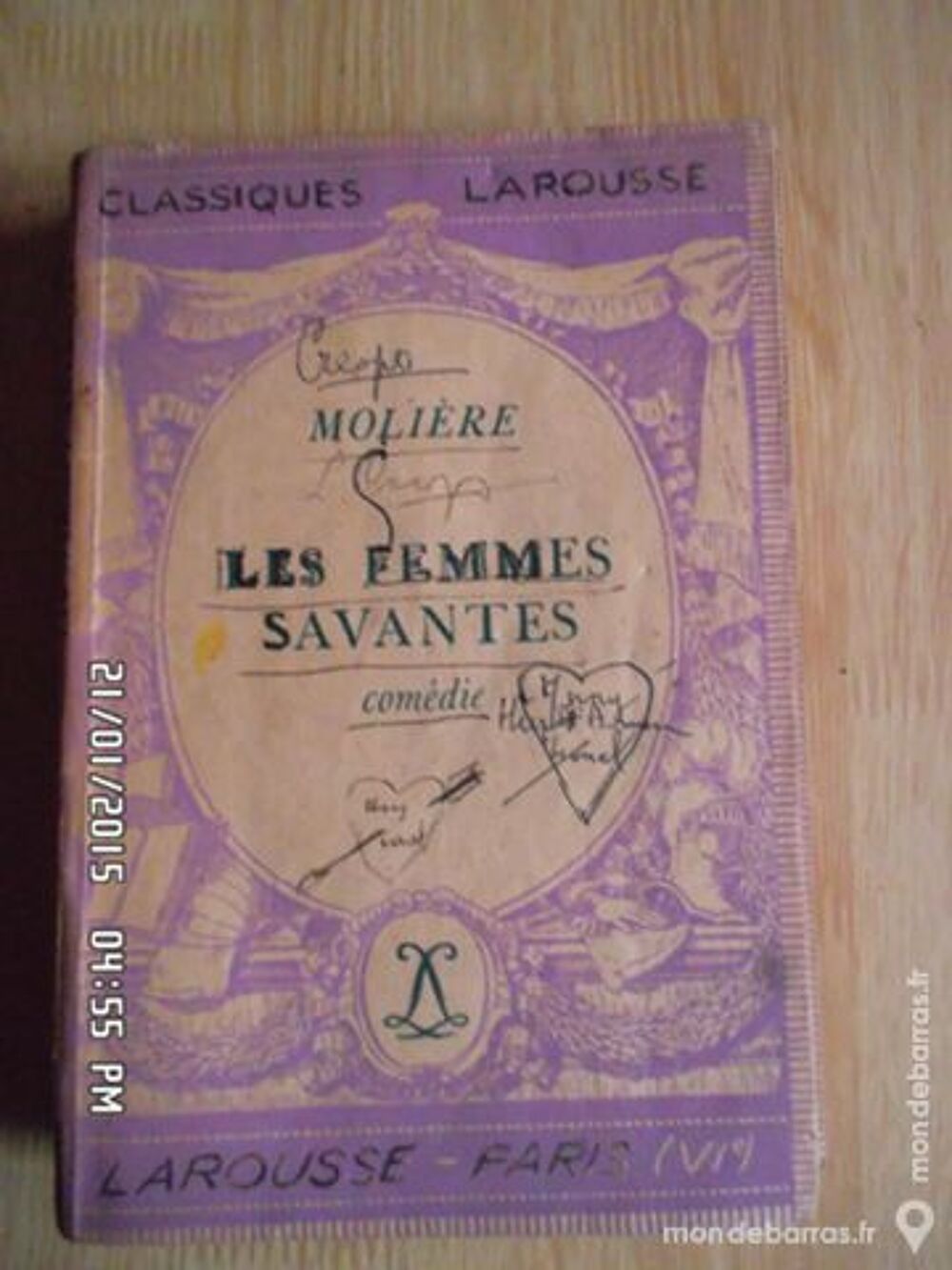 LES FEMMES SAVANTES*JUSTE 3E*KIKI60230 Livres et BD