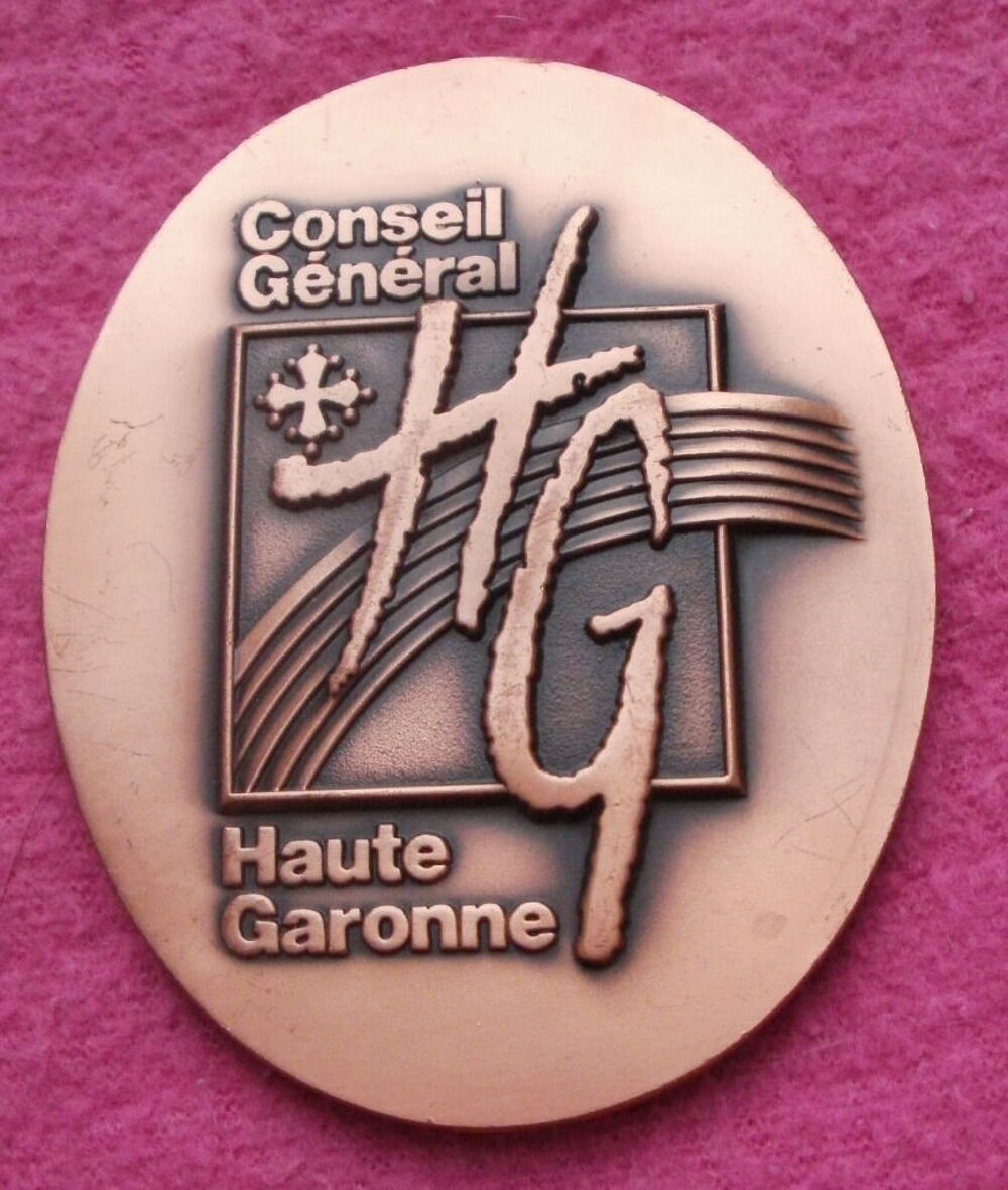 M&eacute;daille Conseil Gal Haute Garonne, bicentenaire Revolution 