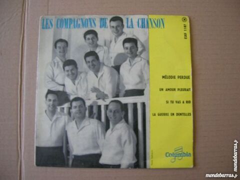 45 TOURS LES COMPAGNONS DE LA CHANSONS M�lodie 5 Nantes (44)
