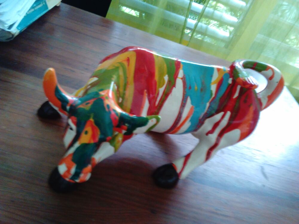 TAUREAU POP ART Décoration
