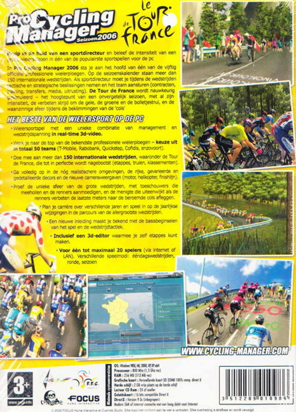 CD Jeu PC Pro Cycling Manager Seizoen, tour de France NEUF
Consoles et jeux vidéos
