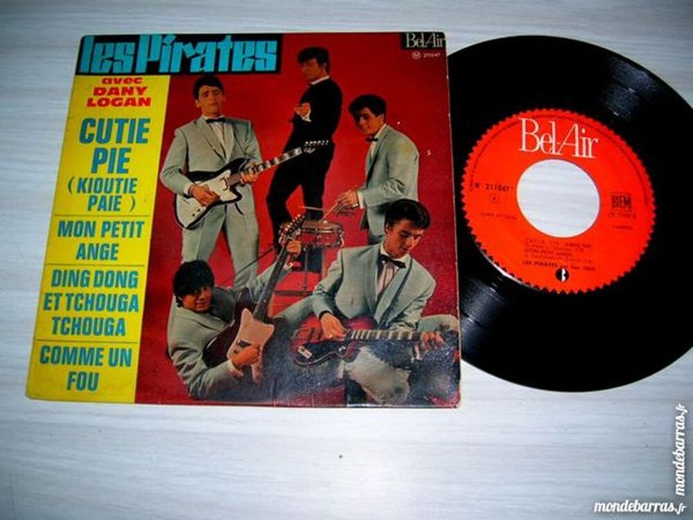 45 TOURS LES PIRATES avec DANY LOGAN Cutie pie CD et vinyles