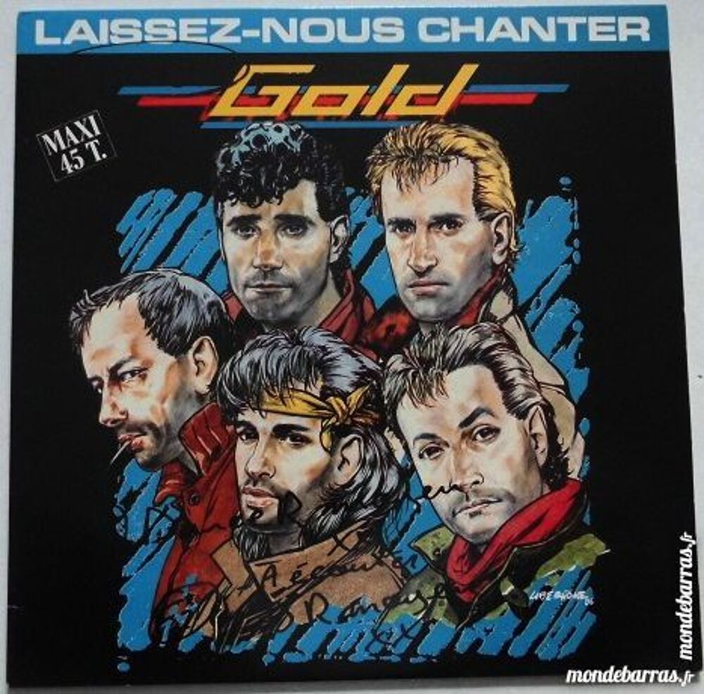 vinyle maxi 45t / GOLD / Laissez nous chanter CD et vinyles