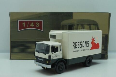 Camion BERLIET 130B11 Lait. RESSONS  1/43 IXO NEUF Boite 28 Guînes (62)