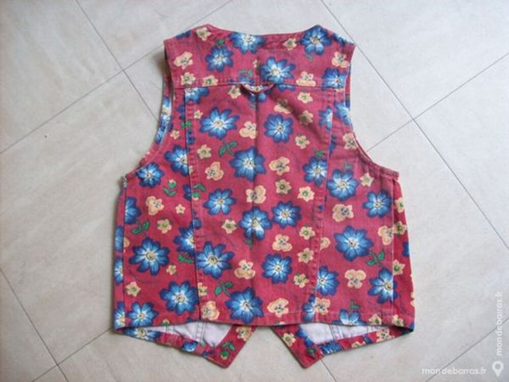 gilet fleuri country - 12 ans - zoe Vêtements enfants