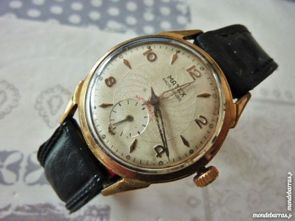 MATEX montre m&eacute;canique 1960 &eacute;bauche Suisse DIV0529 Bijoux et montres