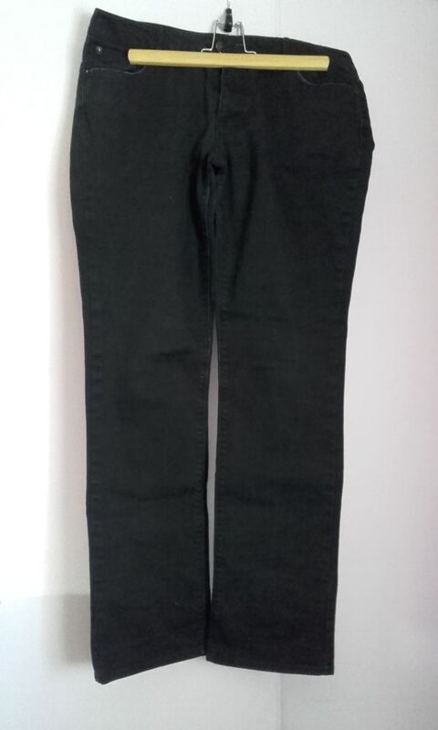 Pantalon jean noir 8 tampes (91)