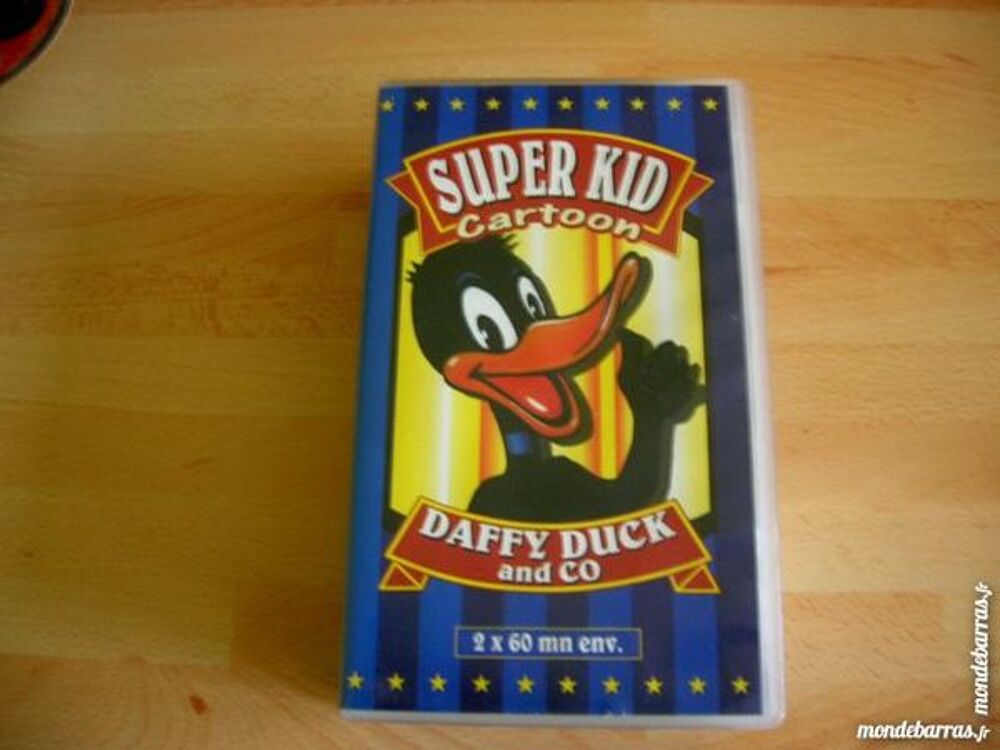 DOUBLE K7 VHS DAFFY DUCK - DESSINS ANIMES DVD et blu-ray