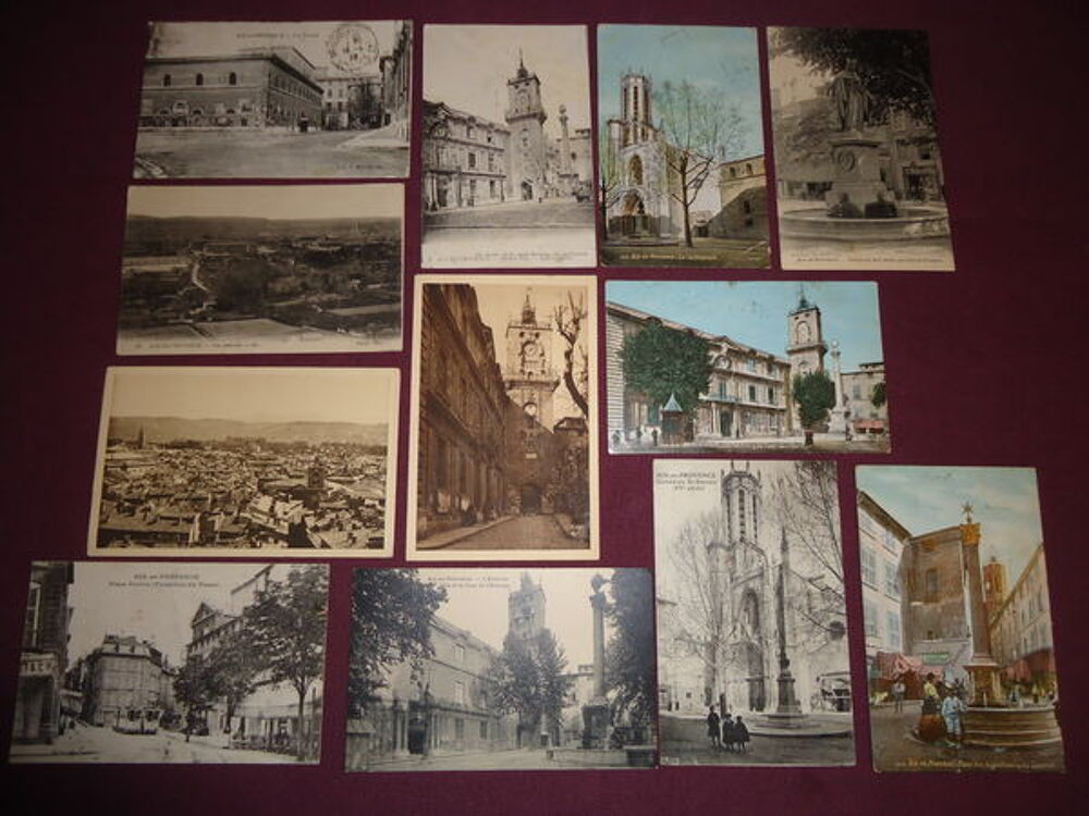 lot de 33 cartes postales AIX EN PROVENCE 1925 
