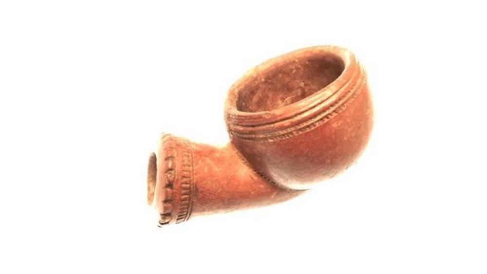 Pipe en terre cuite 