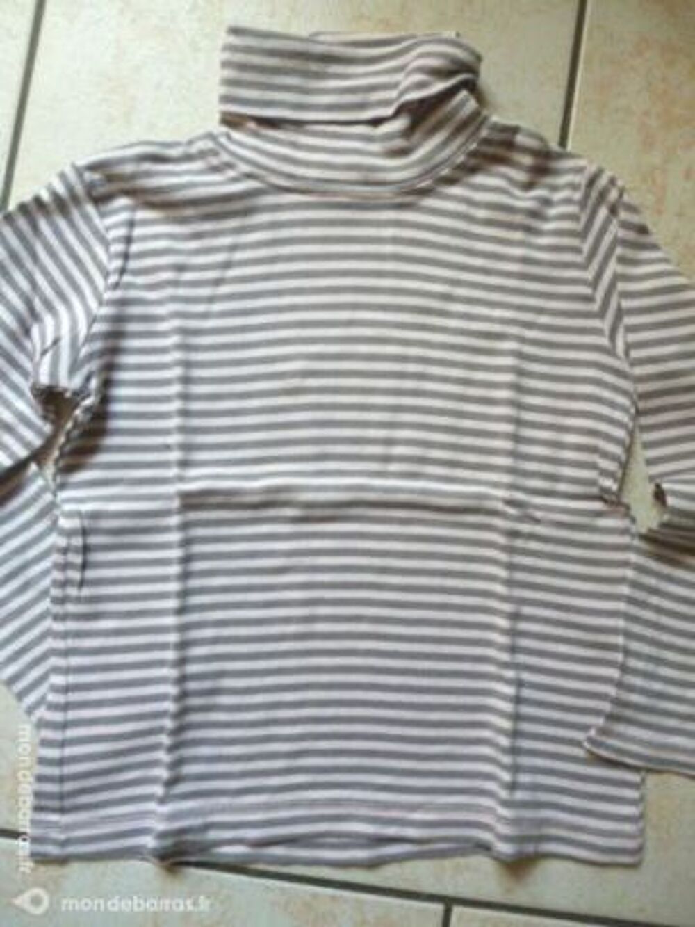 Sous-Pull Fille Ray&eacute; &laquo; Vert Baudet &raquo; 6 ANS Vêtements enfants