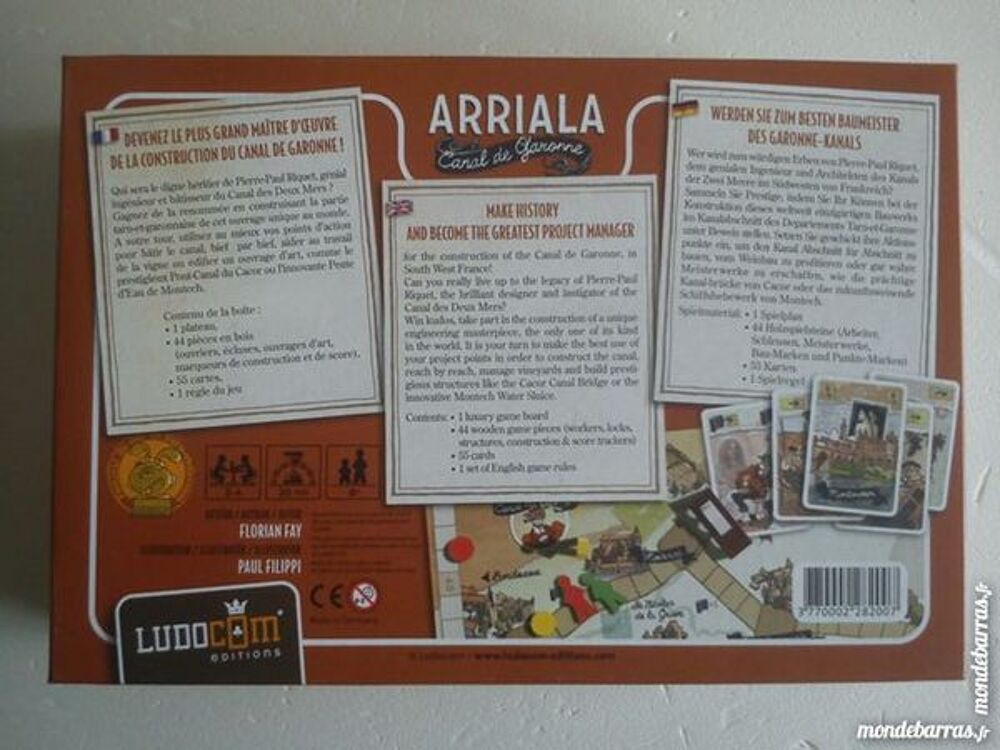 Jeu de Soci&eacute;t&eacute; - Arriala Canal de Garonne Jeux / jouets