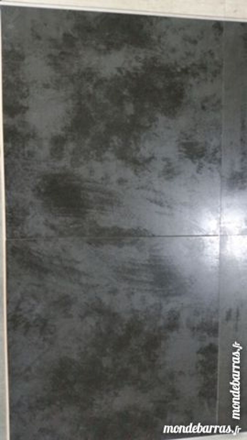 Carrelage noir profond mat et satin&eacute; pleine masse Bricolage