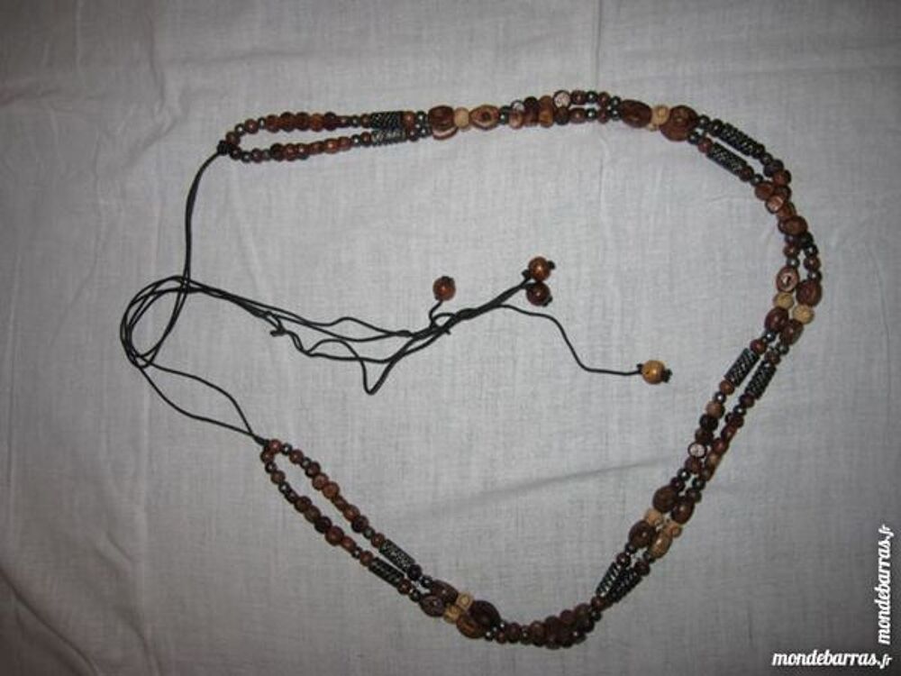 Ceinture avec boules en bois femme Bijoux et montres