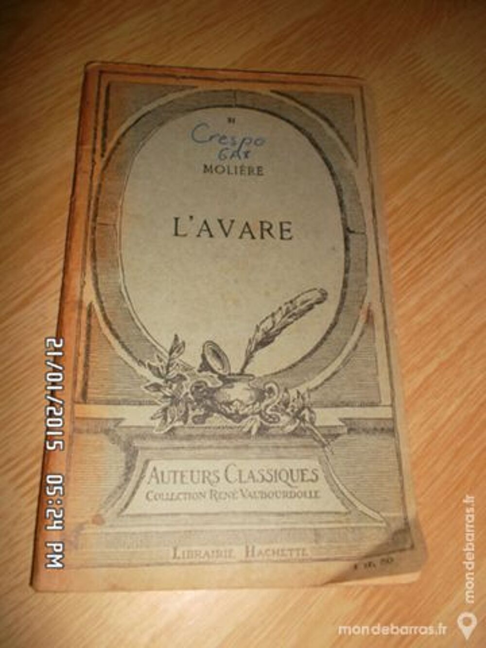 l'avare Livres et BD