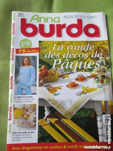 Magazine Anna Burda n 51 Mars 2004 4 Goussainville (95)