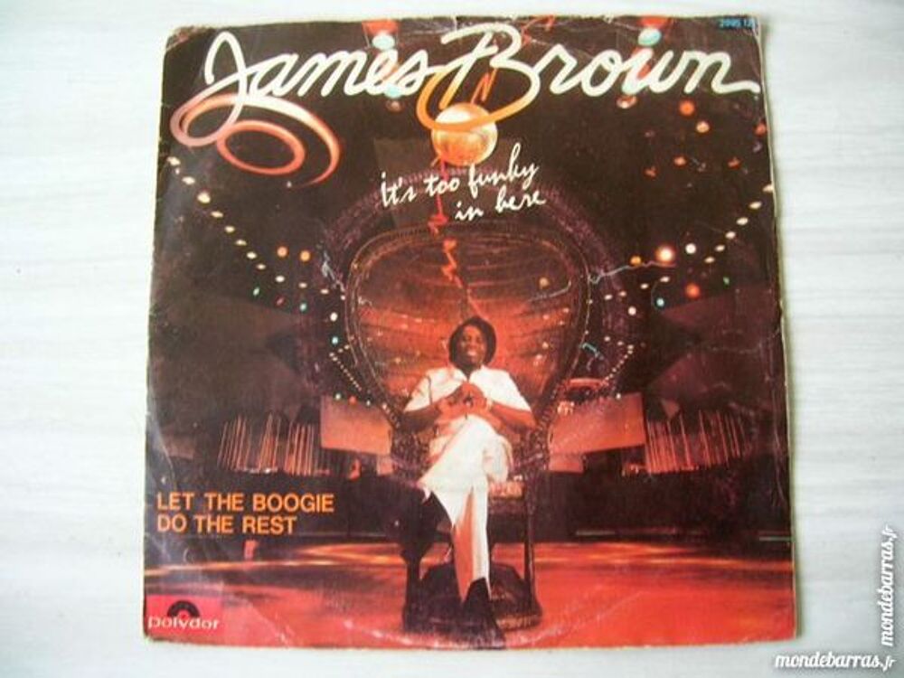 45 TOURS JAMES BROWN It's too funky in here - RARE CD et vinyles