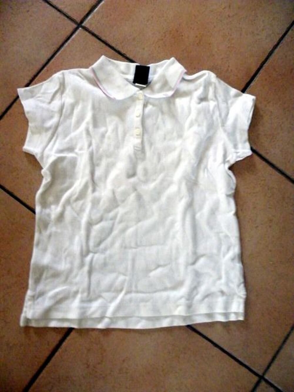 polo 6 ans col liseret rose marque "GAP" Vêtements enfants