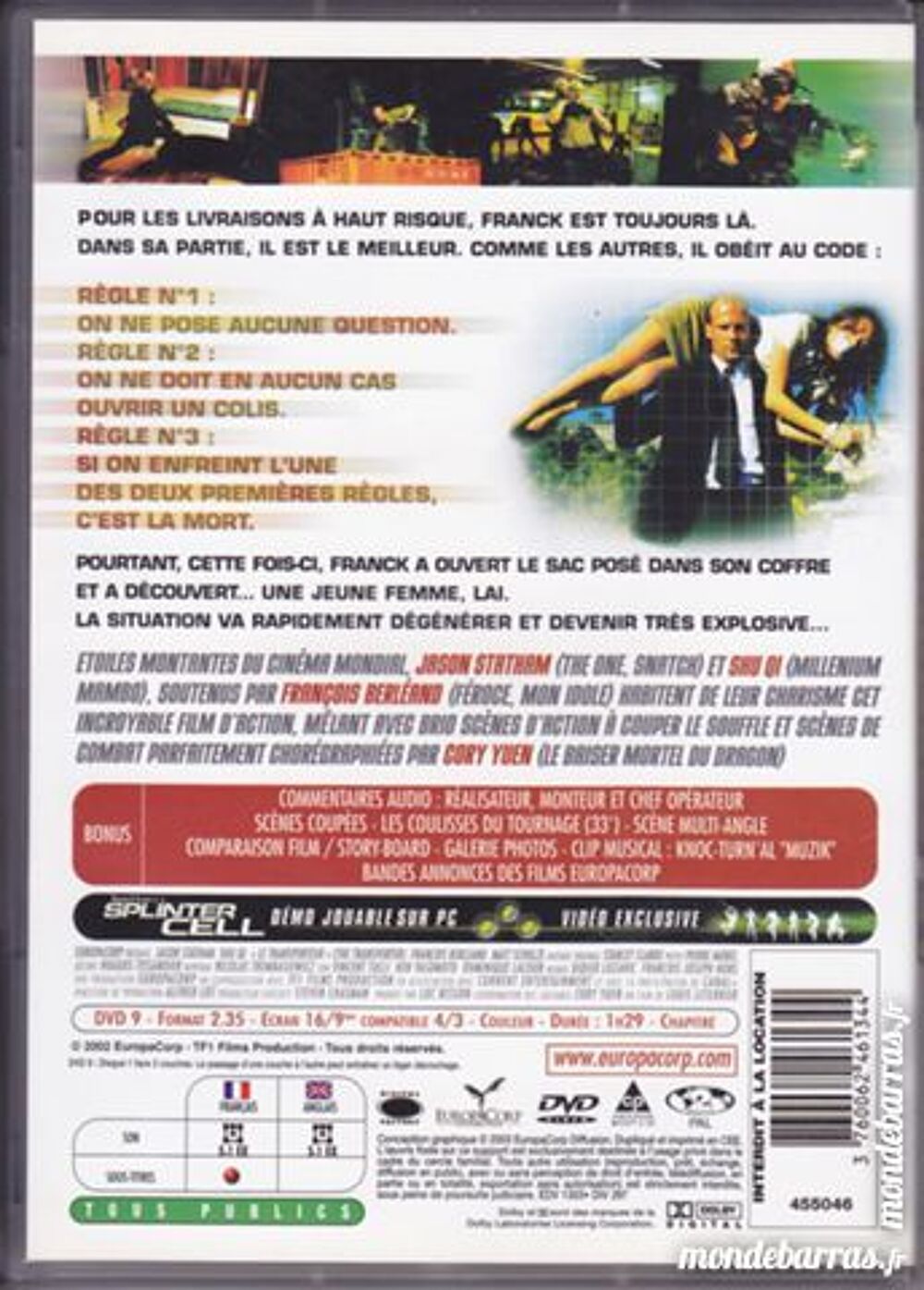 le transporteur DVD et blu-ray