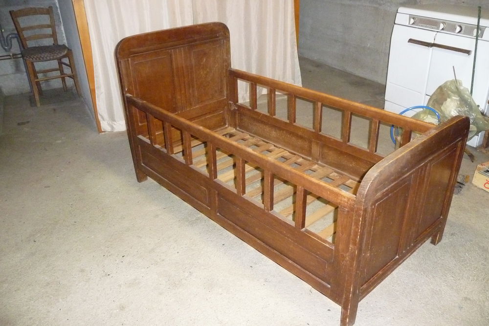 lit d'enfant ancien en bois Meubles