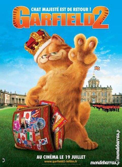 K7 vhs: Garfield 2 (479) 6 Saint-Quentin (02)