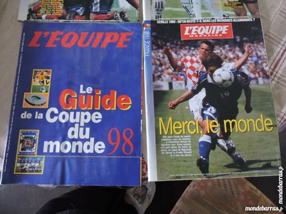 4 numeros Coupe du Monde 1998 Livres et BD