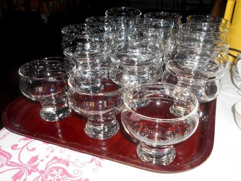 Coupe en verre photophore diamtre : 10cm 3 Monflanquin (47)