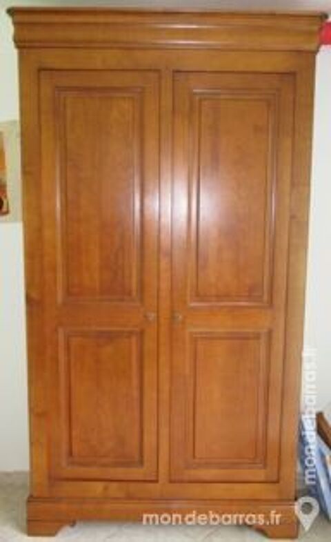 ARMOIRE MERISIER MASSIF TBE 1400 Tonqudec (22)