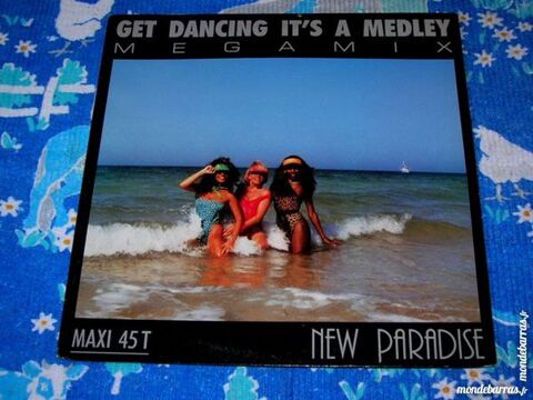 MAXI 45 TOURS NEW PARADISE  Get dancing Megamix 11 Nantes (44)