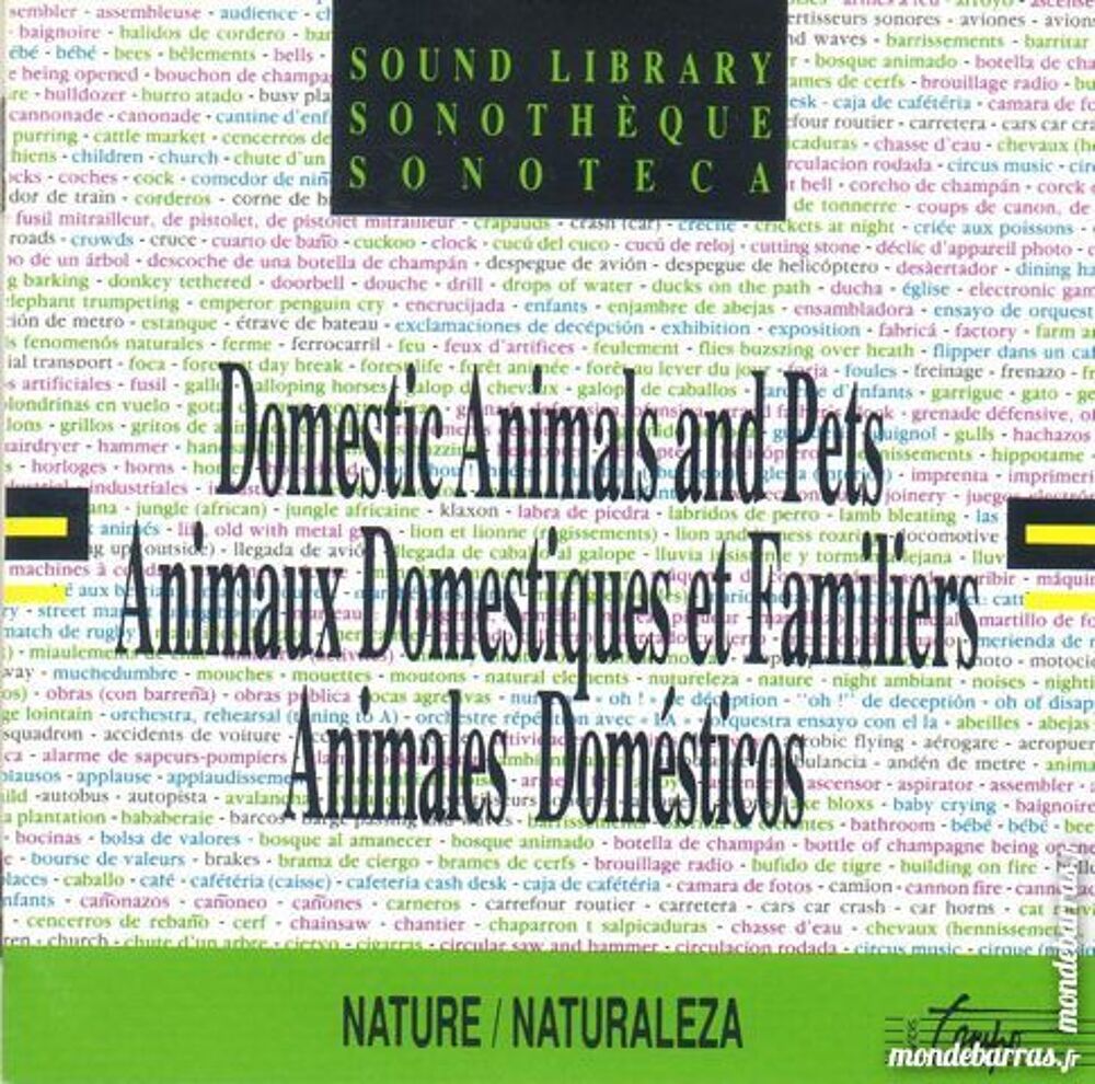 Animaux CD et vinyles