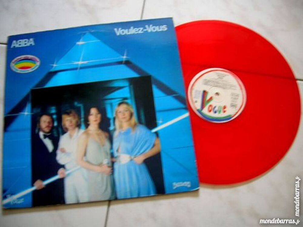 33 TOURS ABBA Voulez vous VINYLE DE COULEUR ROUGE CD et vinyles