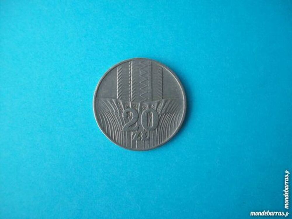 POLOGNE PI&Egrave;CE DE MONNAIE DE 20 ZLOTY 1976 