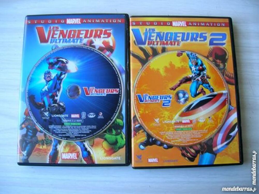 DVD LES VENGEURS Ultimate Vol. 1 &amp; 2 - MARVEL DVD et blu-ray
