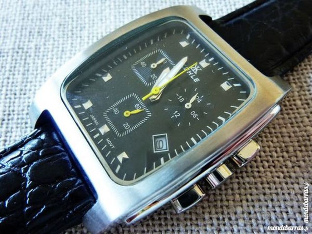 KUHLE CHRONOGRAPHE montre 24 HOURS DUAL TIME CHR00 Bijoux et montres