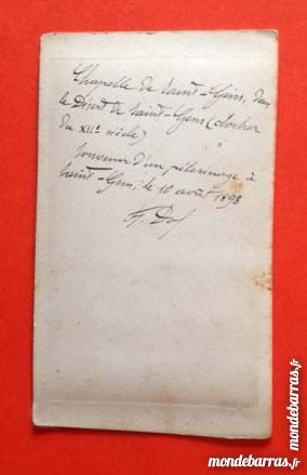 CDV chapelle Saint Gein - Landes 